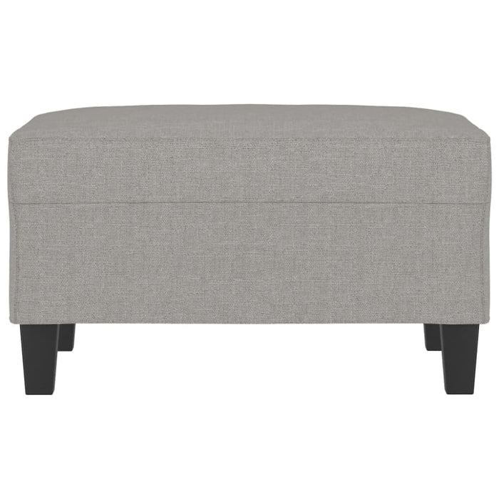 Footstool Light Grey 70x55x41 Cm Fabric Taktai