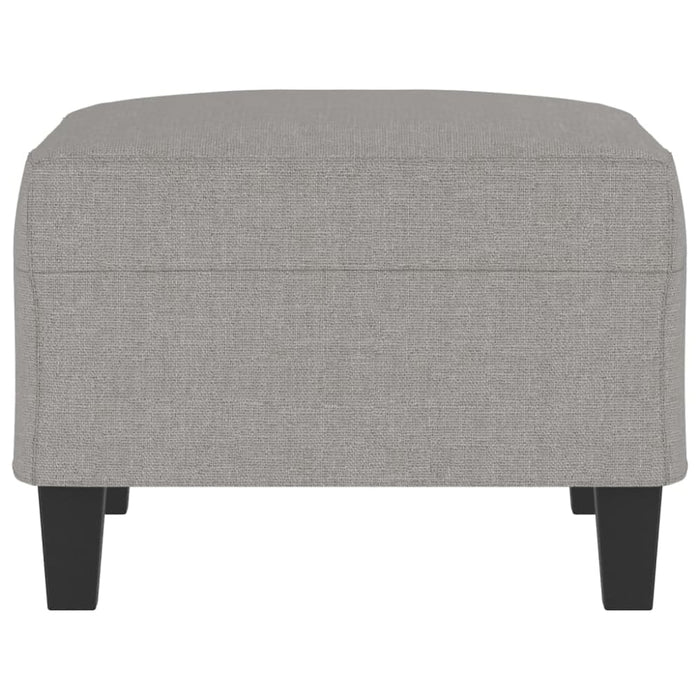 Footstool Light Grey 70x55x41 Cm Fabric Taktai