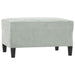 Footstool Light Grey 70x55x41 Cm Velvet Taktoi
