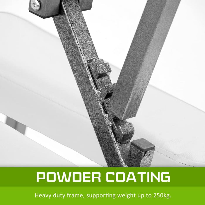 Forever Beauty White Portable Massage Foldable Chair Table