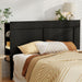 Bed Frame Double Size Head with Shelves Headboard Bedhead