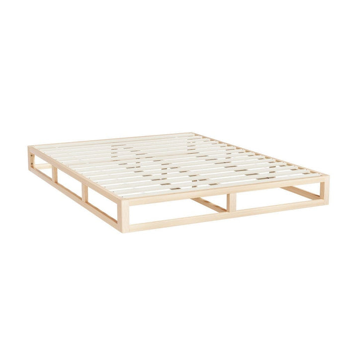 Bed Frame Queen Size Wooden Base Mattress Platform Timber