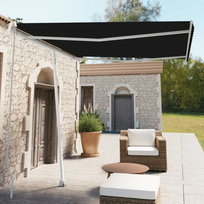 Freestanding Manual Retractable Awning 300x250 Cm