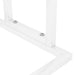 Freestanding Towel Rack White 48x24x78.5 Cm Iron Tatbnn