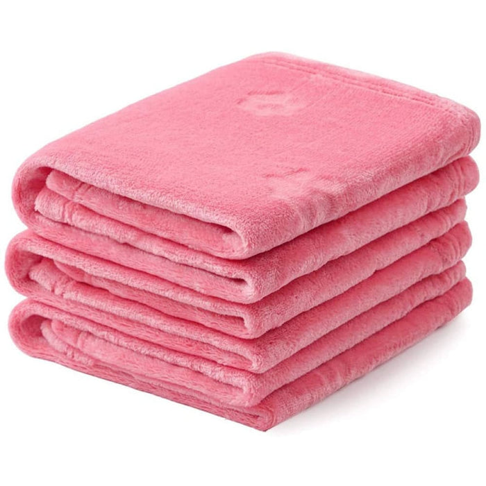 Eco-friendly Soft Fluffy Fleece Cozy Dog Blanket with Cute