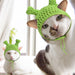 Frog Shape Puppy Hat Adorable Costume Handmade Knitted