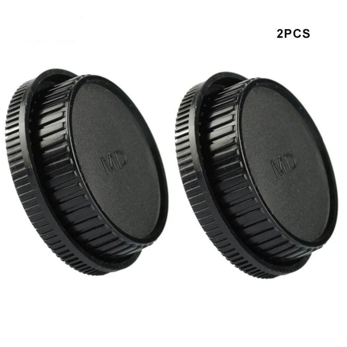 Md Front Body Cap + rear Lens Cap Set for Minolta Mc Mount
