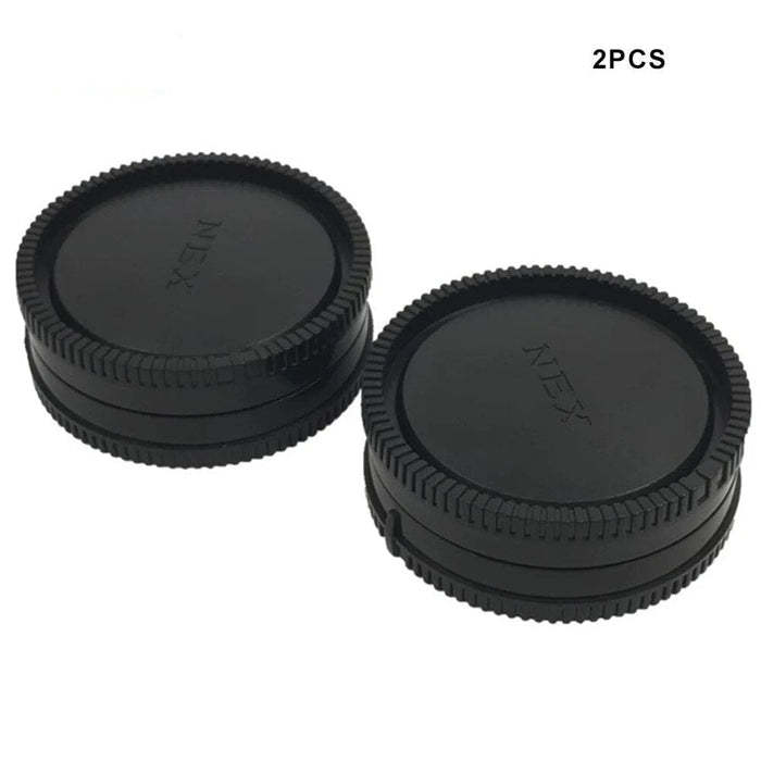 Nex Front Camera Body Cap + rear Lens Cap Cover for Sony