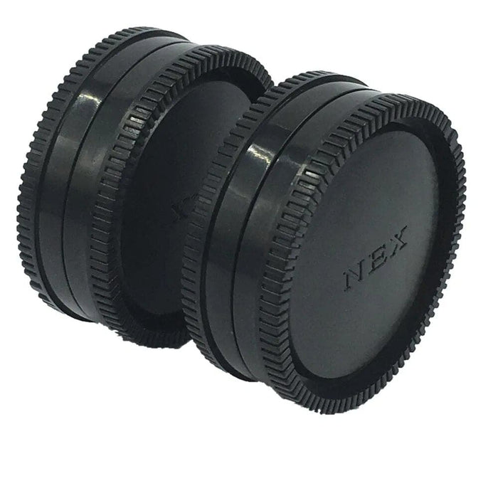 Nex Front Camera Body Cap + rear Lens Cap Cover for Sony