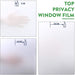 Frosted Film Privacy Opaque Non Adhesive Static Glass