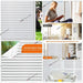 Frosted Privacy Striped Window Film Office Decorative Self