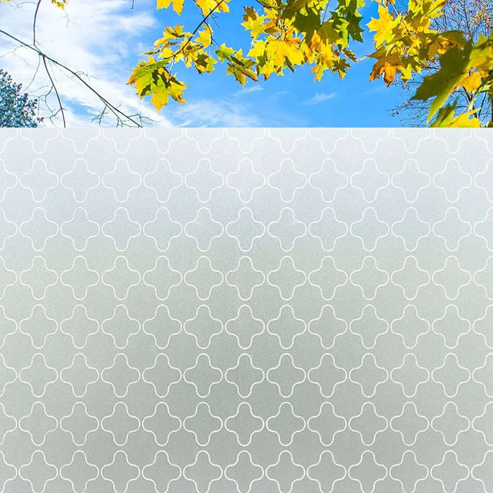 Frosted Privacy Striped Window Film Office Decorative Self