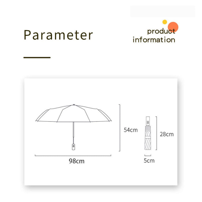 Fruit Design Folding Umbrella for Girls