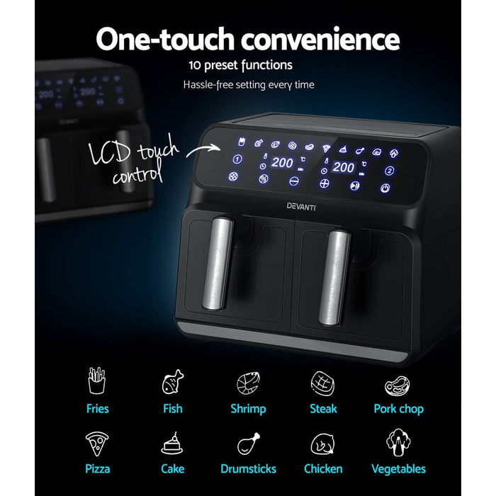 Goslash Picks Air Fryer 8l Lcd Fryers Oven Airfryer Healthy