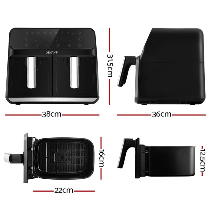 Goslash Picks Air Fryer 8l Lcd Fryers Oven Airfryer Healthy