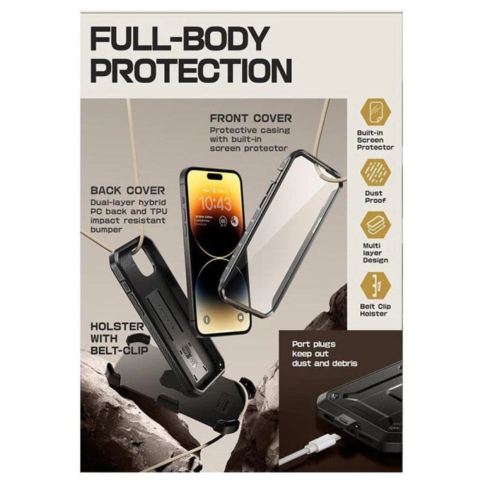 Full-body Heavy Duty Rugged Case with Built-in Screen