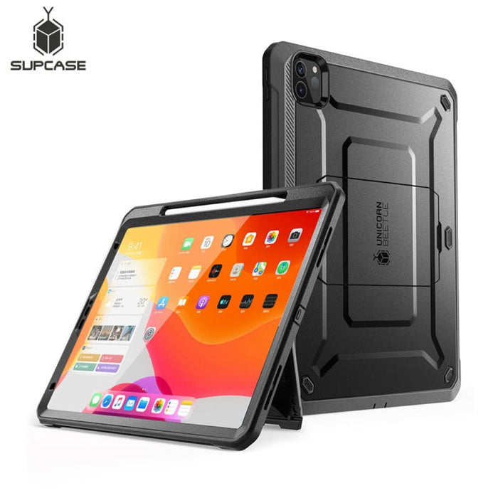 Full Body Rugged Case With Apple Pencil Holder For Ipad Pro