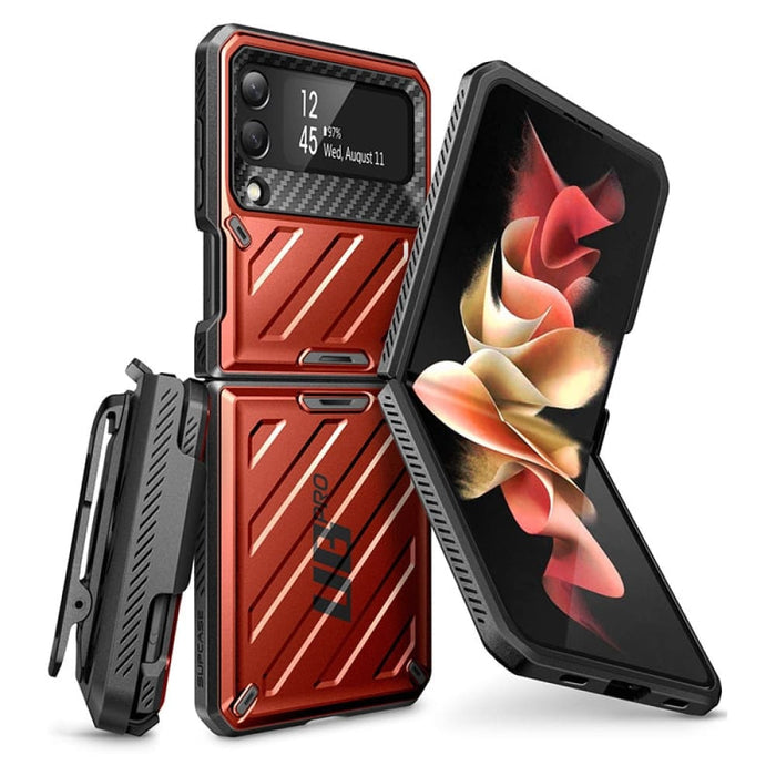 Full-body Rugged Case with Belt Clip for Samsung Galaxy z