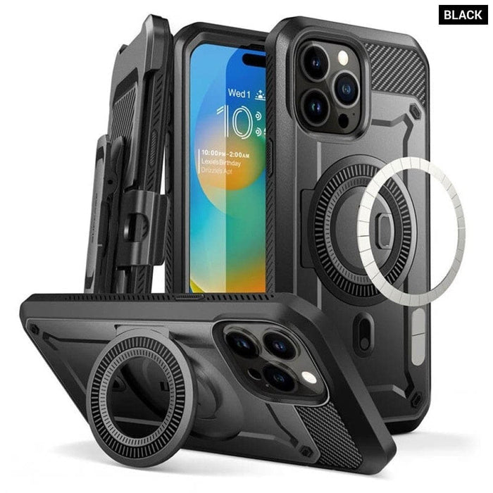 Full Body Rugged Case with Built-in Kickstand Screen