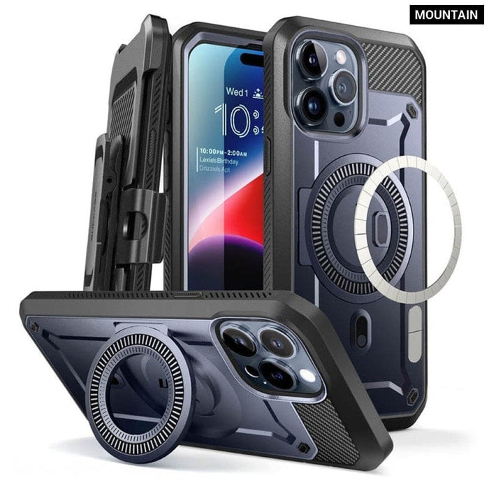 Full Body Rugged Case with Built-in Kickstand Screen