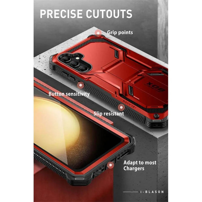 Full-body Rugged Case with Built-in Screen Protector