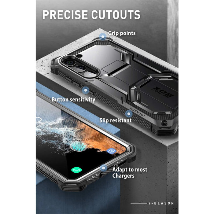 Full-body Rugged Case with Built-in Screen Protector