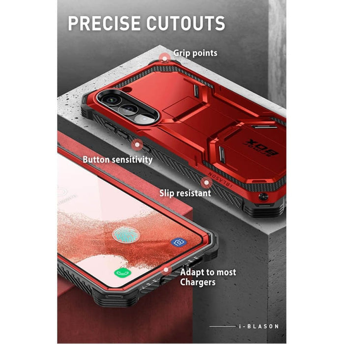 Full-body Rugged Case with Built-in Screen Protector