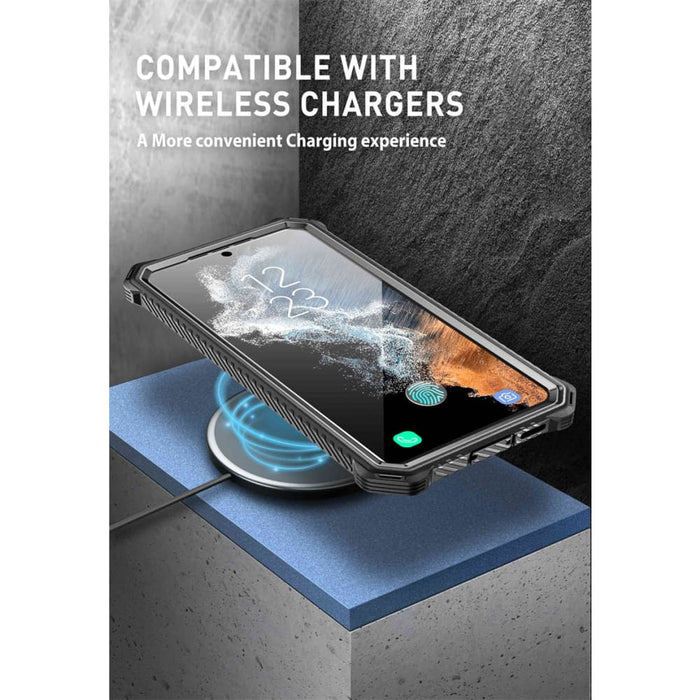 Full-body Rugged Case with Built-in Screen Protector