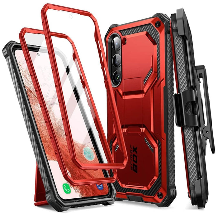 Full-body Rugged Case with Built-in Screen Protector
