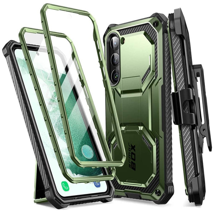 Full-body Rugged Case with Built-in Screen Protector