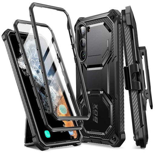 Full-body Rugged Case with Built-in Screen Protector