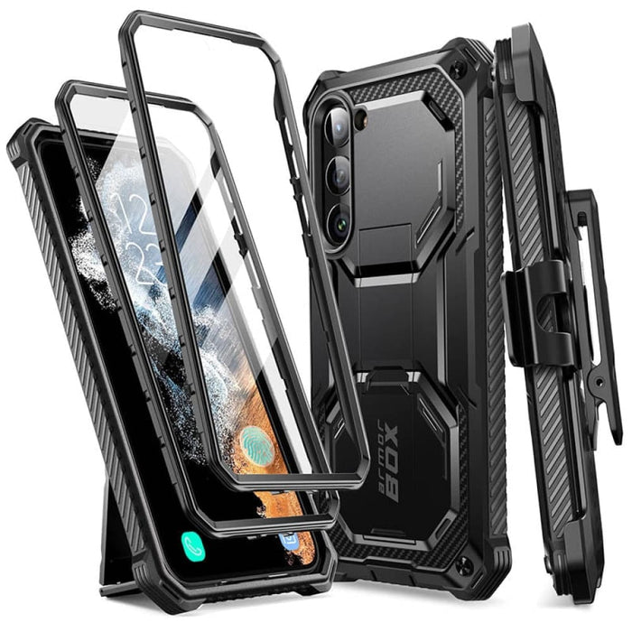Full-body Rugged Case with Built-in Screen Protector