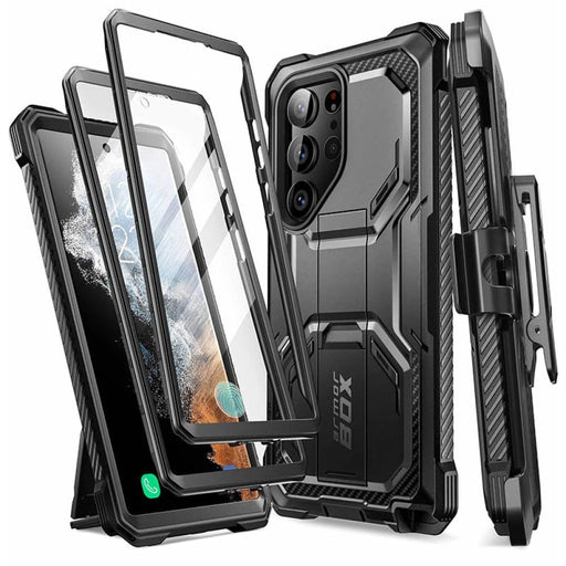 Full-body Rugged Case with Built-in Screen Protector