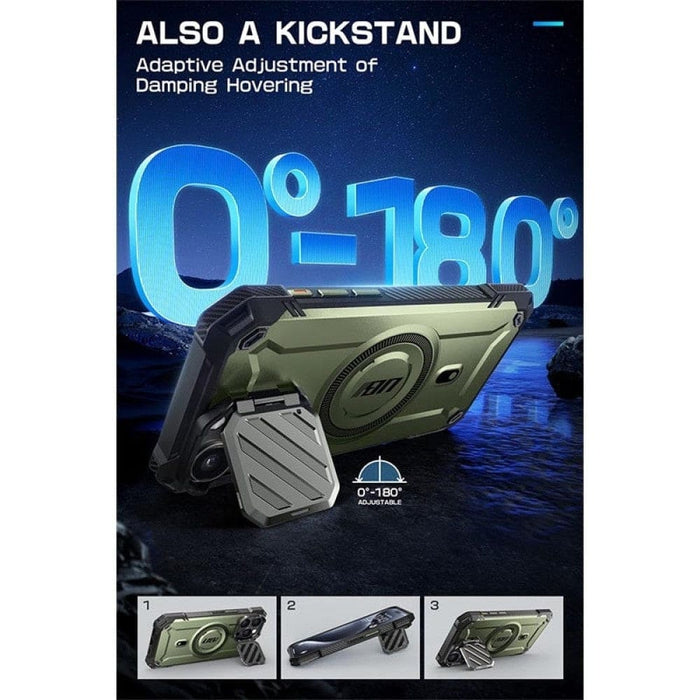 Full Body Rugged Case with Camera Cover & Built-in