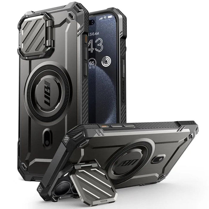Full Body Rugged Case with Camera Cover & Built-in