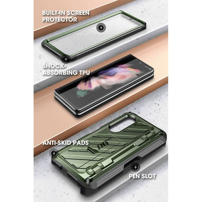 Full-body Rugged Case with S-pen Holder for Samsung Galaxy