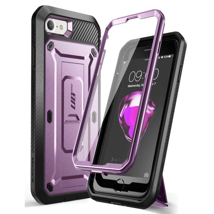 Full-body Rugged Case with Kickstand for Iphone 7 8 Se