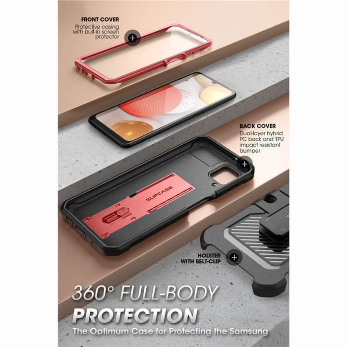Full-body Rugged Holster Case for Samsung Galaxy A12