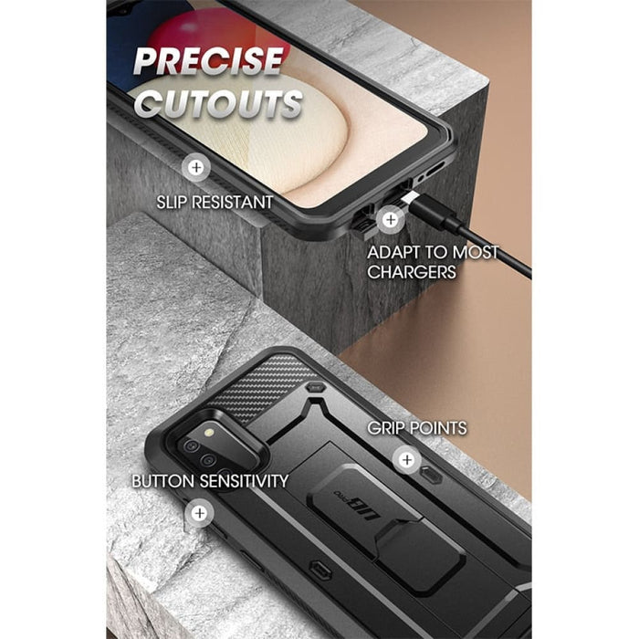 Full-body Rugged Holster Case for Samsung Galaxy A02s