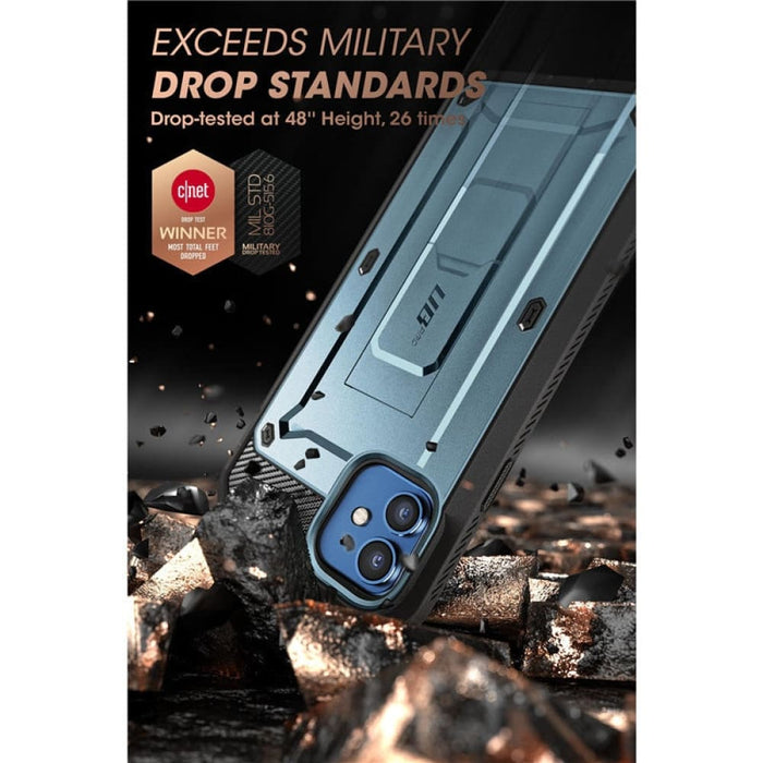 Full-body Rugged Holster Cover for Iphone 12 Pro