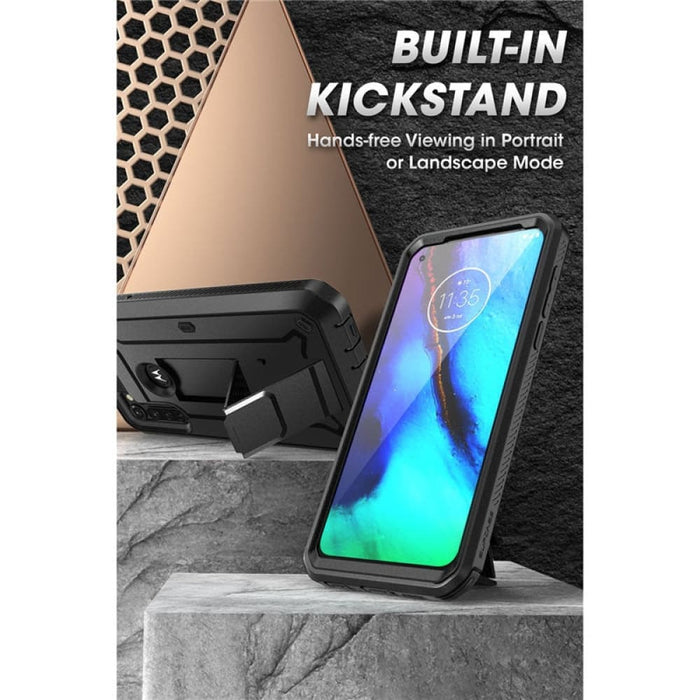 Full-body Rugged Holster Shockproof Case for Moto g Stylus