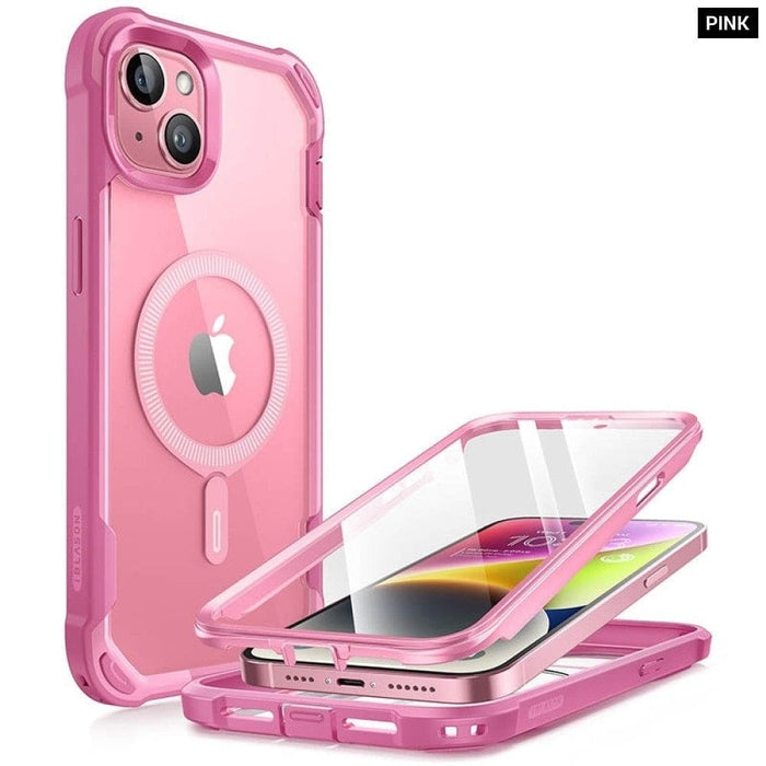 Full-body Shockproof Rugged Bumper Magsafe Case for Iphone