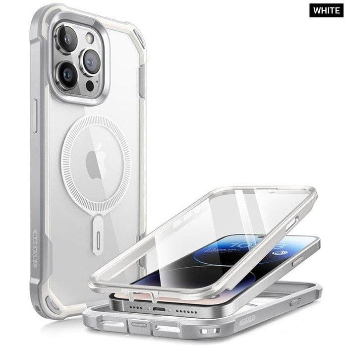 Full-body Shockproof Rugged Magsafe Case with Built-in