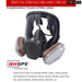 Full Face Anti Fog Gas Mask for Industrial Painting