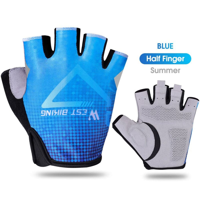 Full Half Reflective Design Cycling Gloves with Breathable