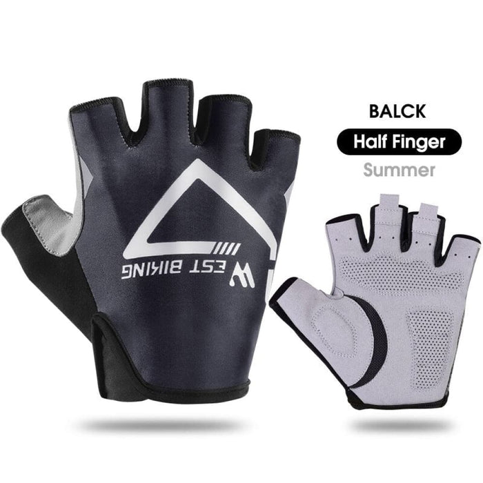 Full Half Reflective Design Cycling Gloves with Breathable