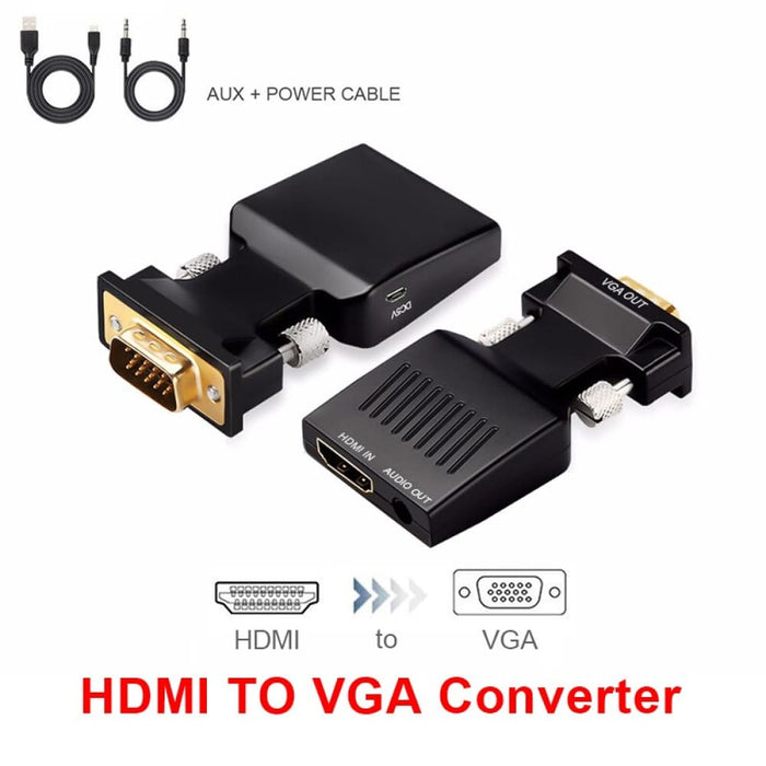 Full Hd Vga to Hdmi Video Output 1080p Converter Adapter
