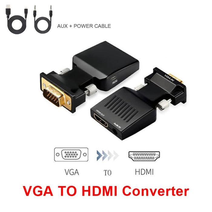 Full Hd Vga to Hdmi Video Output 1080p Converter Adapter