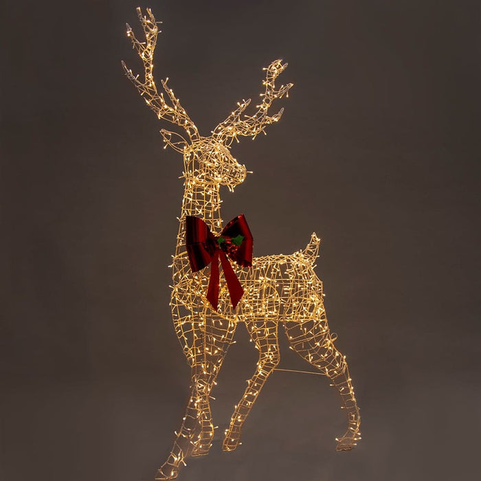Full Light Reindeer With 800 Twinkle Lights Indoor/outdoor