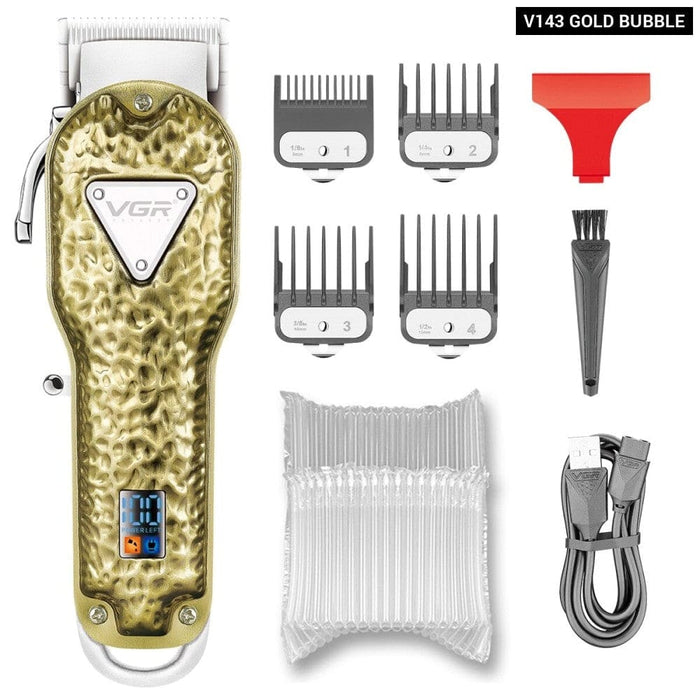 Full Metal Electric Rechargeable Barber Salon Hair Trimmer